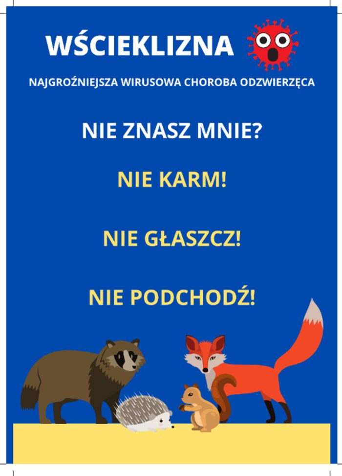 Miniaturka artykułu Komunikat Powiatowego Lekarza Weterynarii w Łęcznej – WŚCIEKLIZNA