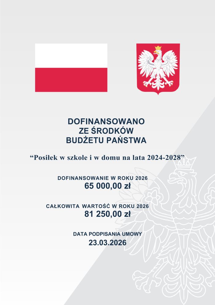Miniaturka artykułu Rządowy program „Posiłek w szkole i w domu”